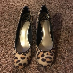Leopard fergalicious heels