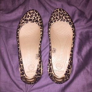 Croc Kadee Leopard sandals
