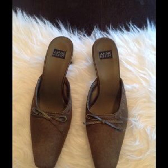 Anne Klein Calf Hair Mules - Picture 1 of 3