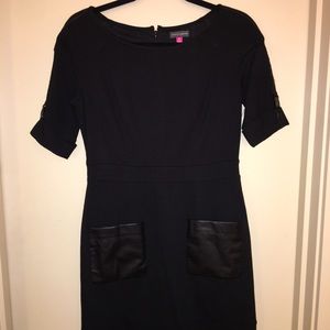 Vince Camuto sheath dress black size 8