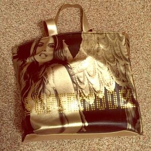 Large gold/black Victoria Secret tote