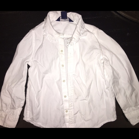 Ralph Lauren Toddler Girl White Button down - Picture 1 of 3