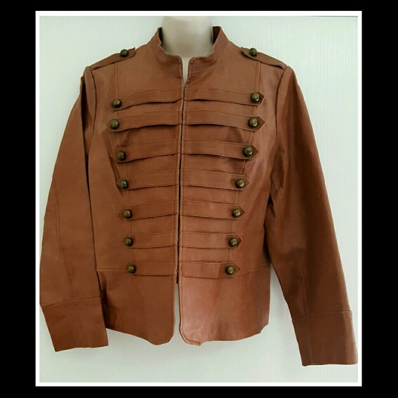 JL Studio - Military 100 % leather jacket