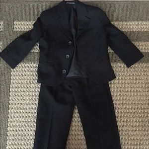 Black toddler dress suit