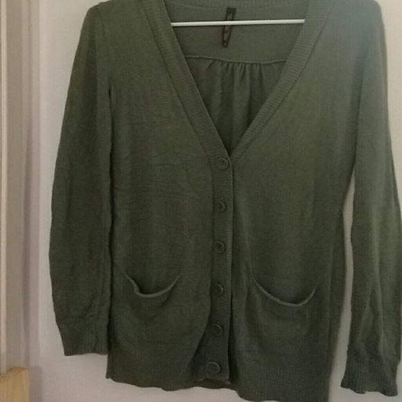 Green Cardigan