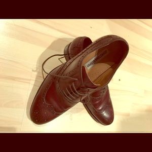 Johnston and Murphy oxblood oxfords never worn