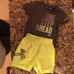Adorable infant Under Armour outfit