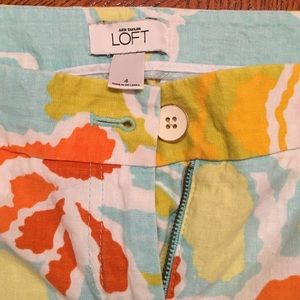 Ann Taylor Loft linen shorts