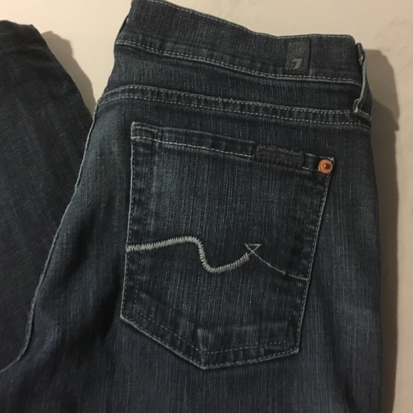 💥CLEARANCE FABULOUS 7FAM BOOTCUT JEANS - Picture 1 of 4