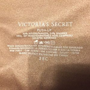 Victoria Secret beige push up bra 38 C