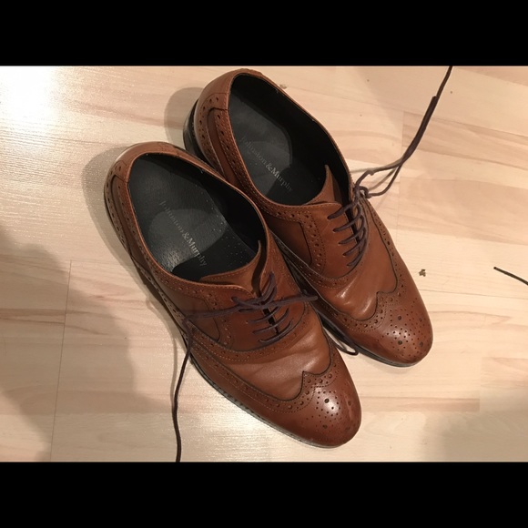 Johnston and Murphy brown size 10 dress shoes main image 4