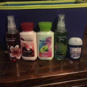 Bath and body works mini bundle 😝😊💕