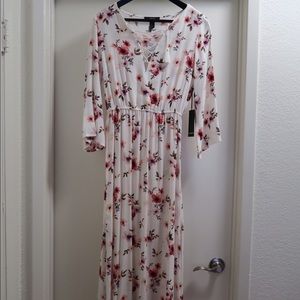 Floral Print Maxi Dress