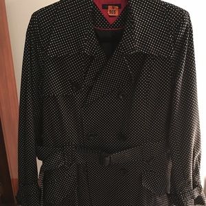 Tommy Hilfiger Polka Dot Belted Trenchcoat