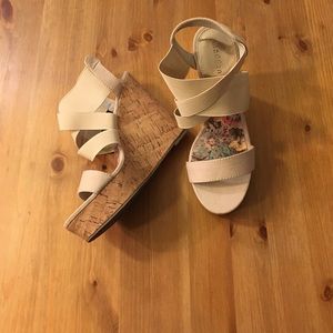 Madden Girl Wedge Sandals Size 6.5 (Fits like a 7)