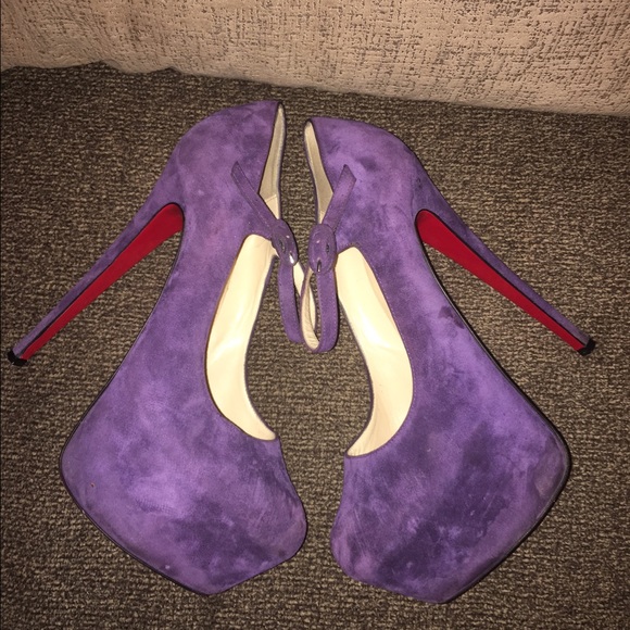 SOLD Christian Louboutin Suede Lady Daff Authentic