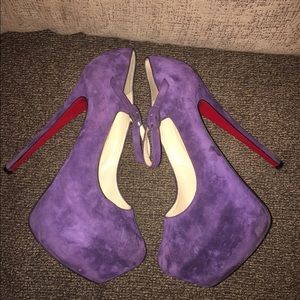 SOLD Christian Louboutin Suede Lady Daff Authentic