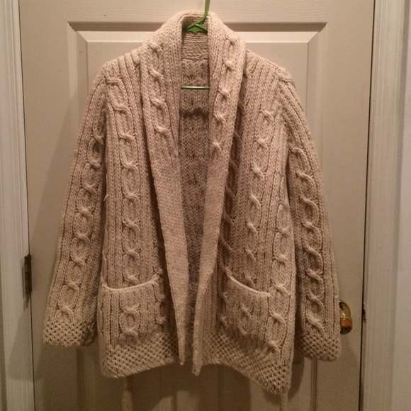 Chunky knit sweater