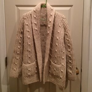Chunky knit sweater
