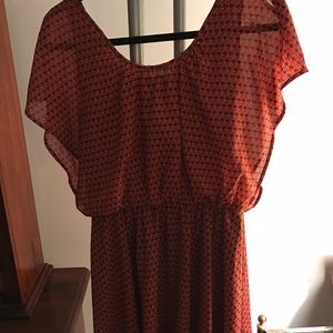 Bar III Butterfly sleeve dress