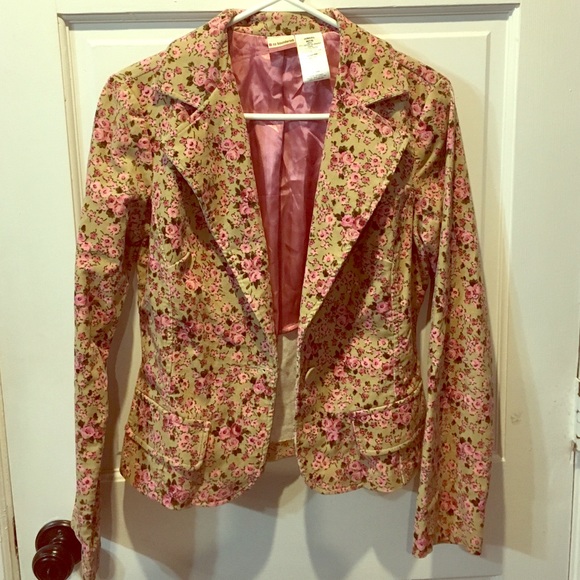 Floral blazer
