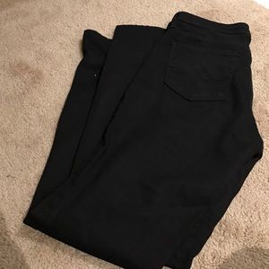 Black straight jeans. Only worn once!