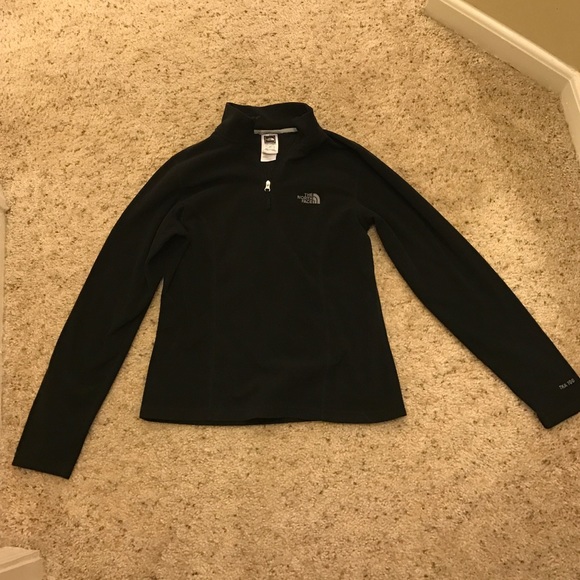 North Face Black Long Sleeve Pullover