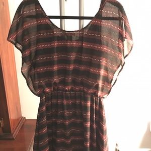 Bar III Butterly Sleeves dress