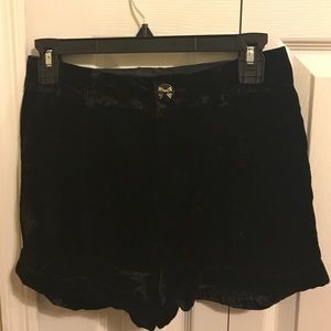 Velvet shorts