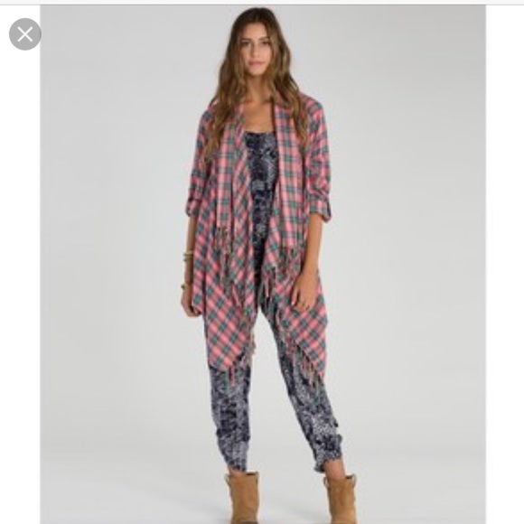 Billabong Flannel Cardigan