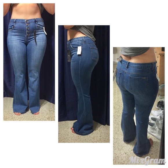 Celebrity Pink high waist flare jeans