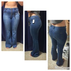 Celebrity Pink high waist flare jeans