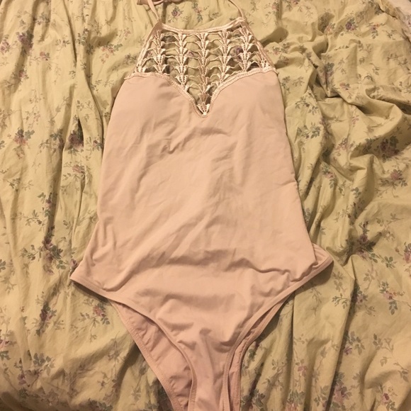 Forever 21 halter one piece bathing suit