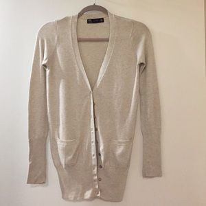 Cream Zara cardigan