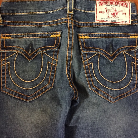 Mens True Religion Jeans. Ricky Straight fit.