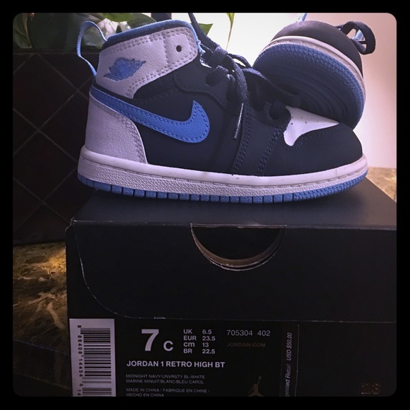 Jordan 1 Retro High BT Size 7c