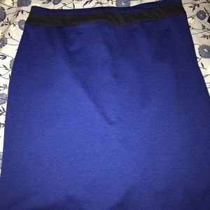 The Limited Royal Blue High waisted pencil skirt