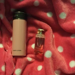 🌺PRADA Candy Lotion and Mini Perfume🌺
