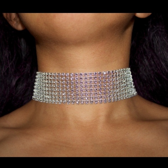 Rhinestone Choker