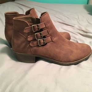 Brown booties