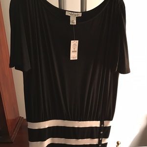 White House Black Market banded shirt