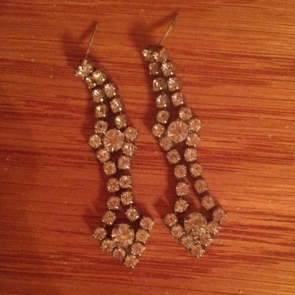 Rhinestone earrings