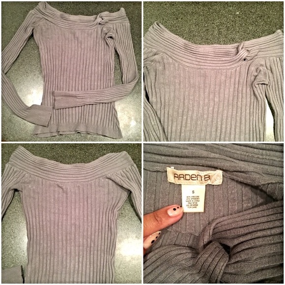 Arden B off-the-shoulder Sweater