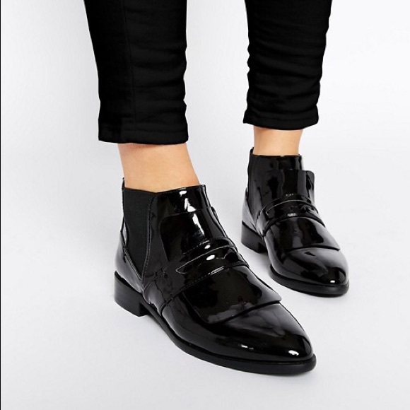 FINAL SALE ASOS ACACIA Loafer Ankle Boots