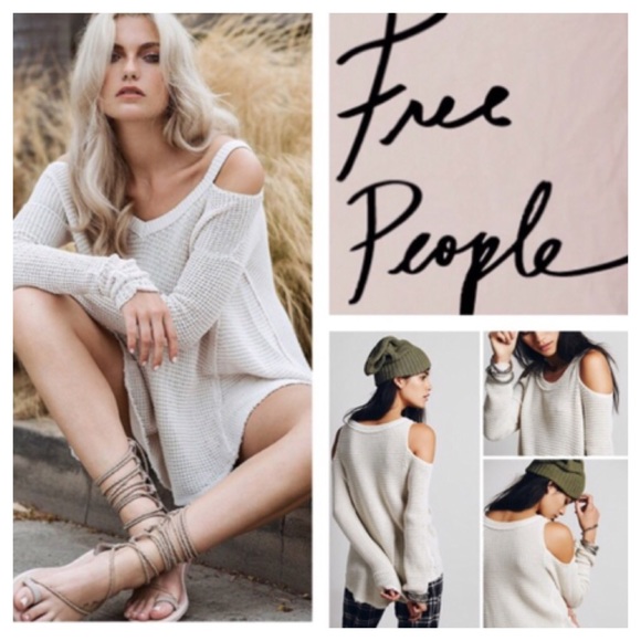 Free People Tops - Free People Moonshine Cold Shoulder Tunic.  NWT.
