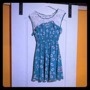 Blue flower dress
