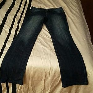 Straight leg jeans