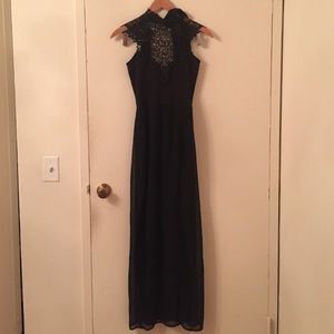 elegant & sexy lace dress split