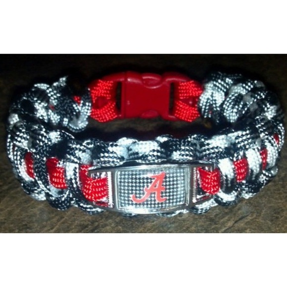 Custom Alabama football crimson tide bracelet