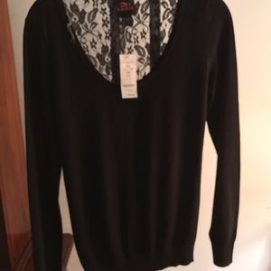 Bebe Lace Sweater